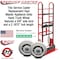 Service Caster SCC-6 TPR Wheel Only - Replacement for Haul Master Appliance Hand Truck 9913304 SCC-TPRBF620-5/8-HL2.1875 - alternate 2